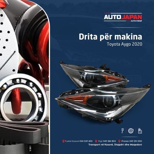 Drita për makina për Toyota Aygo 2020