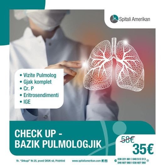 Check UP Bazik Pulmologjik