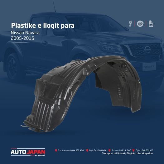 Plastike e lloqit para Nissan Navara 2005-2015