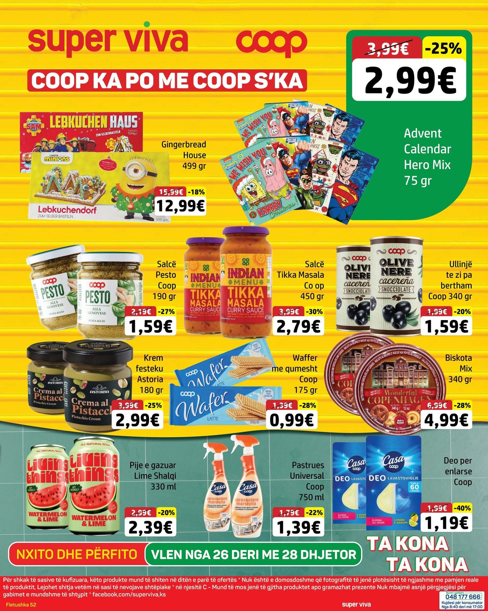 Tre ditë që nuk përsëriten – përfito me COOP nga 26 deri më 28 Dhjetor