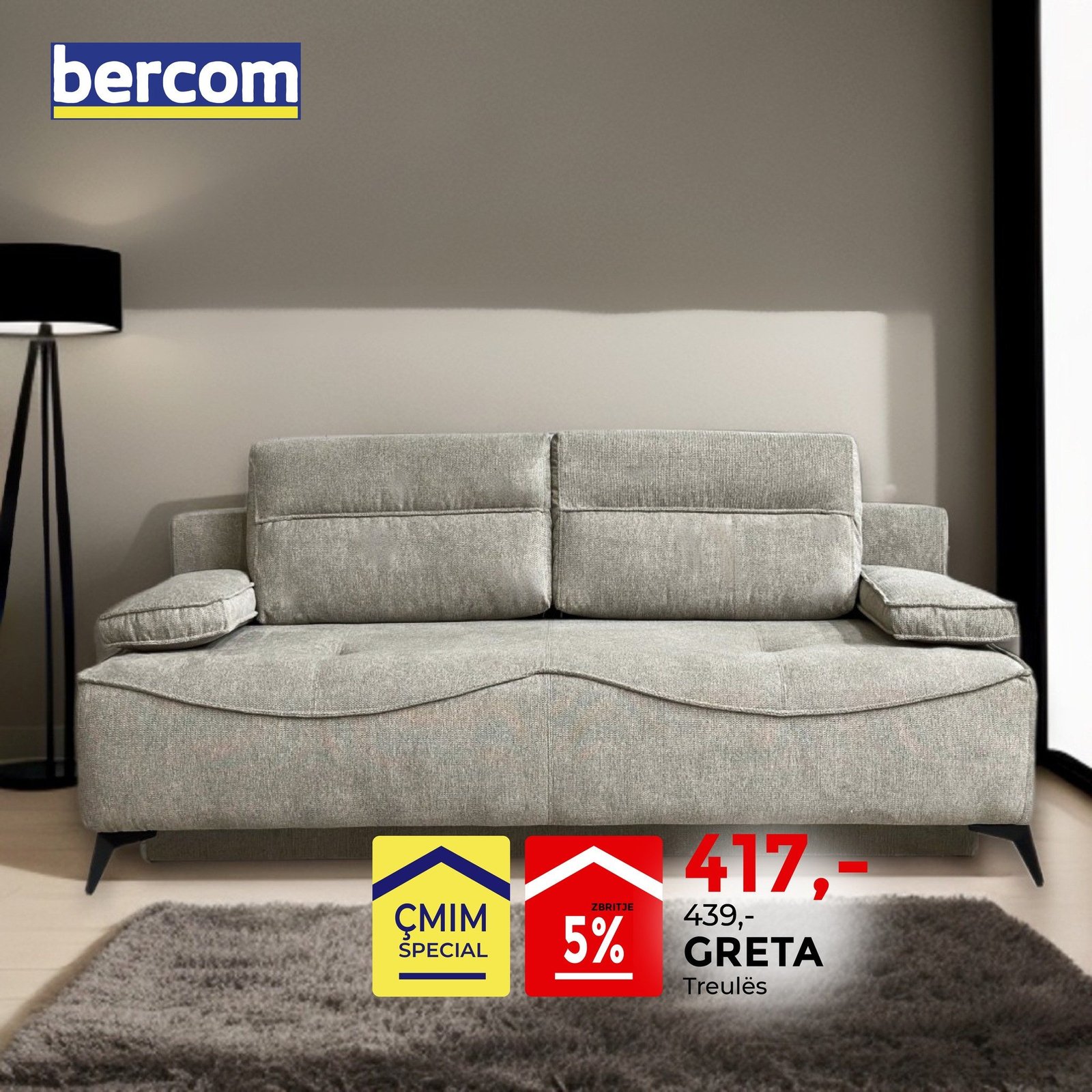 Treulësi Greta, momente qetësie në çdo ulje