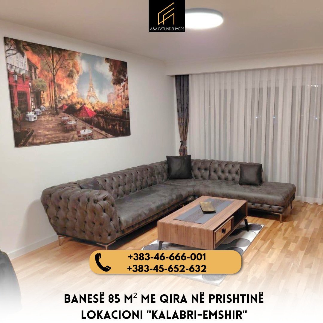 Banesë 85m² me Qira Prishtinë/Kalabri-Emshir