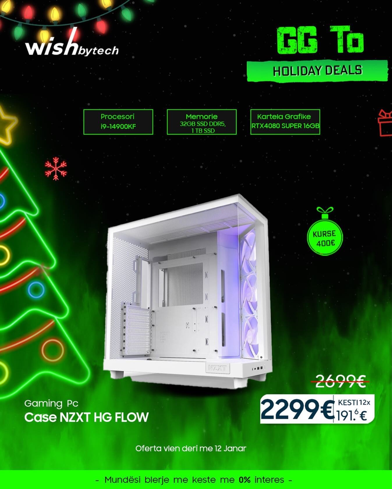 Ky Gaming PC High-End është ndërtuar për ata që nuk pranojnë kompromis