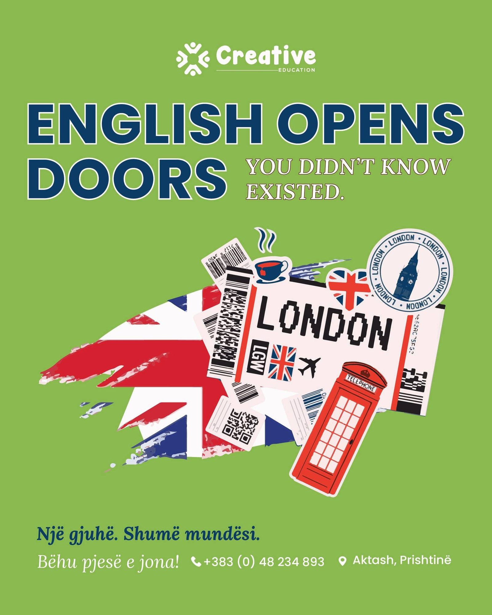 Anglishtja është pasaporta jote për botën