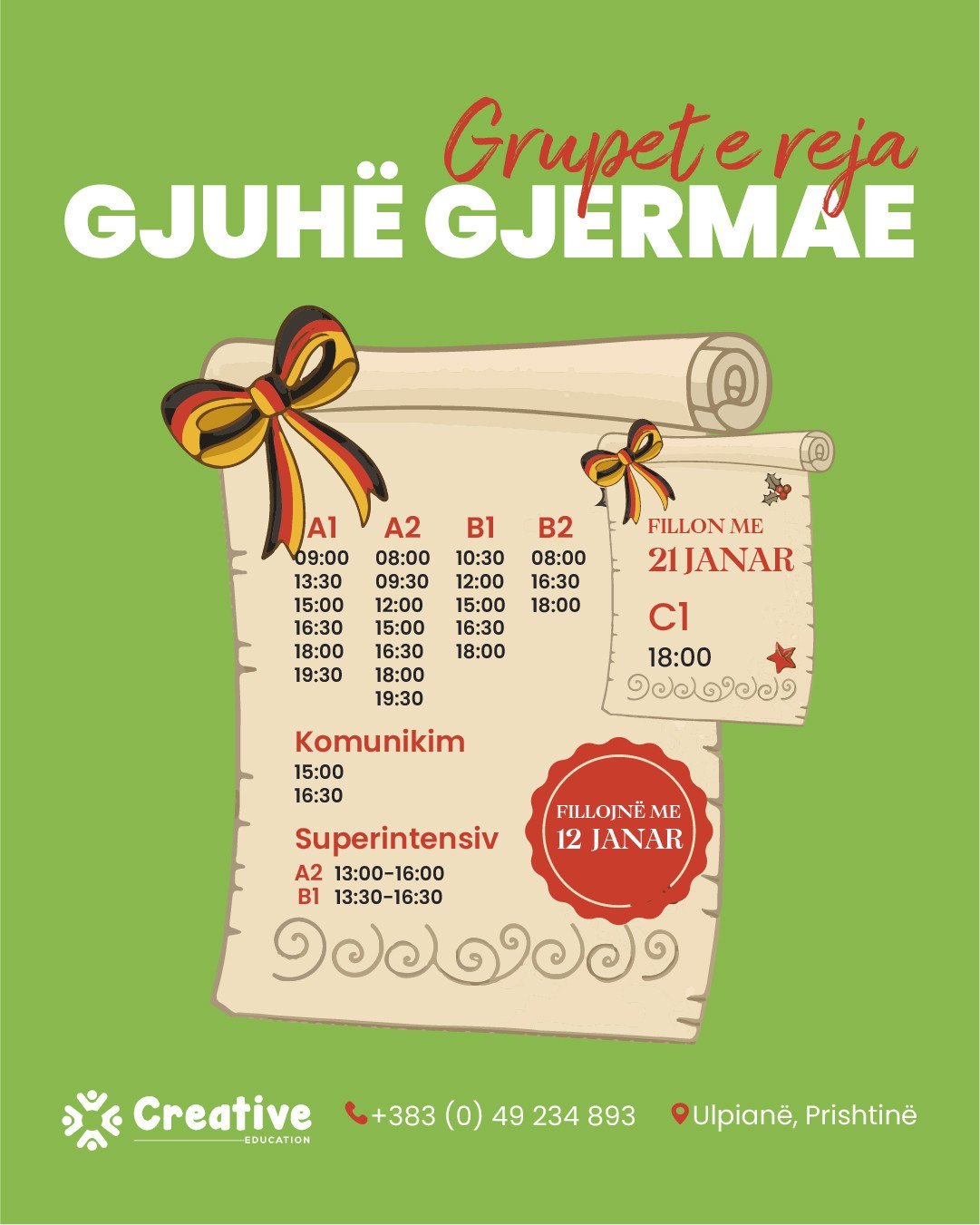 GRUPET E REJA TË GJUHËS GJERMANE