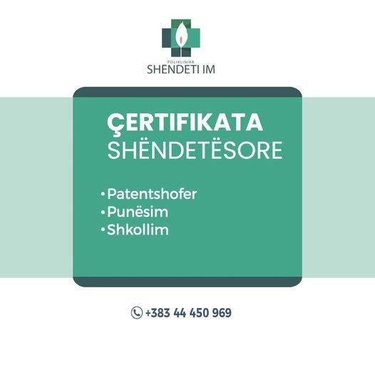 Qertifikat Shendetsore