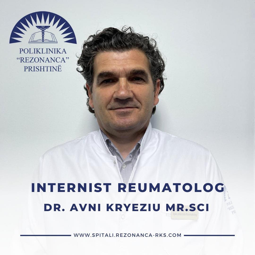 Dr. Avni Kryeziu internist-reumatologjisë