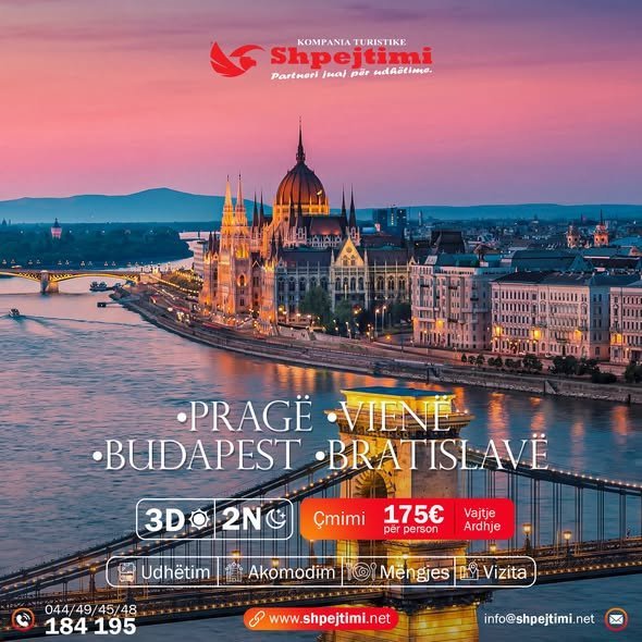 4 QYTETE 1 UDHËTIM  3 DITË