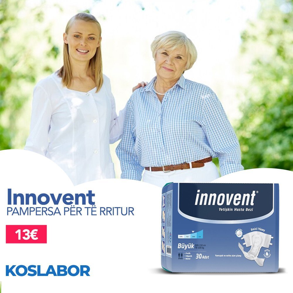 Pampersa për të rritur Innovent 13 euro