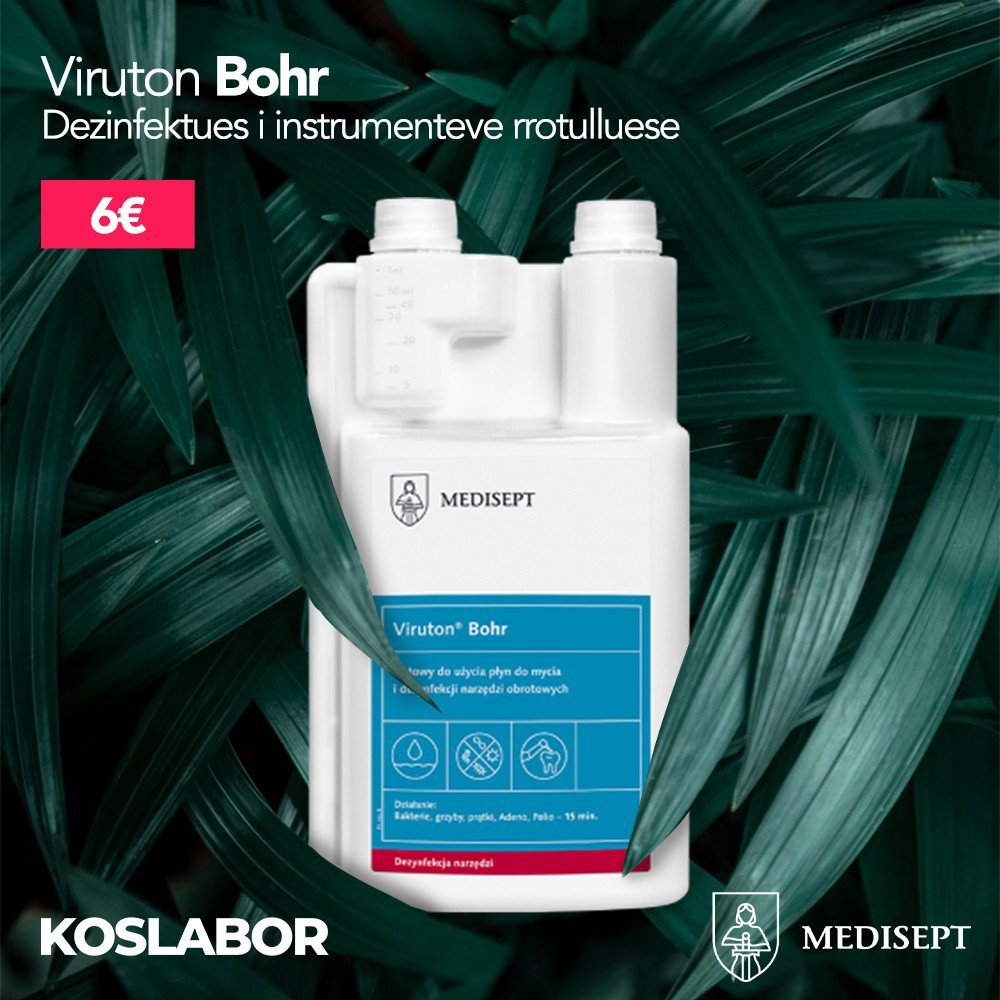 Dezinfektues i instrumenteve Viruton Bohr 1L 6 euro