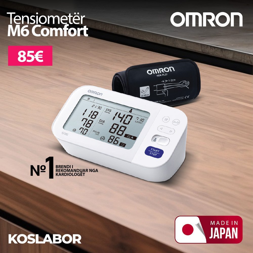 Tensiometër digjital Omron M6 Comfort 85 euro