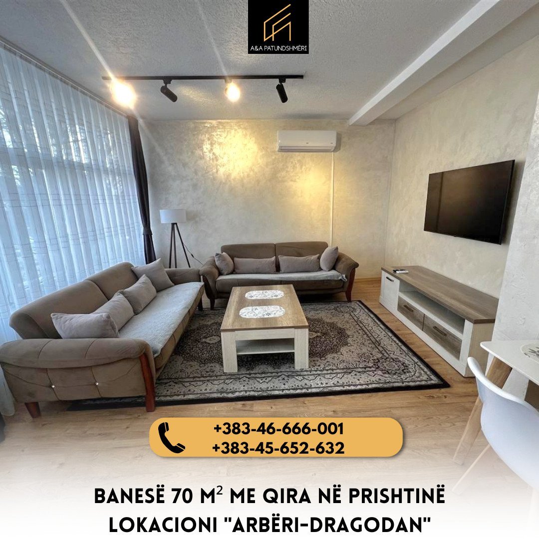 Banesë 70 m² me Qira Prishtinë/Arbëri