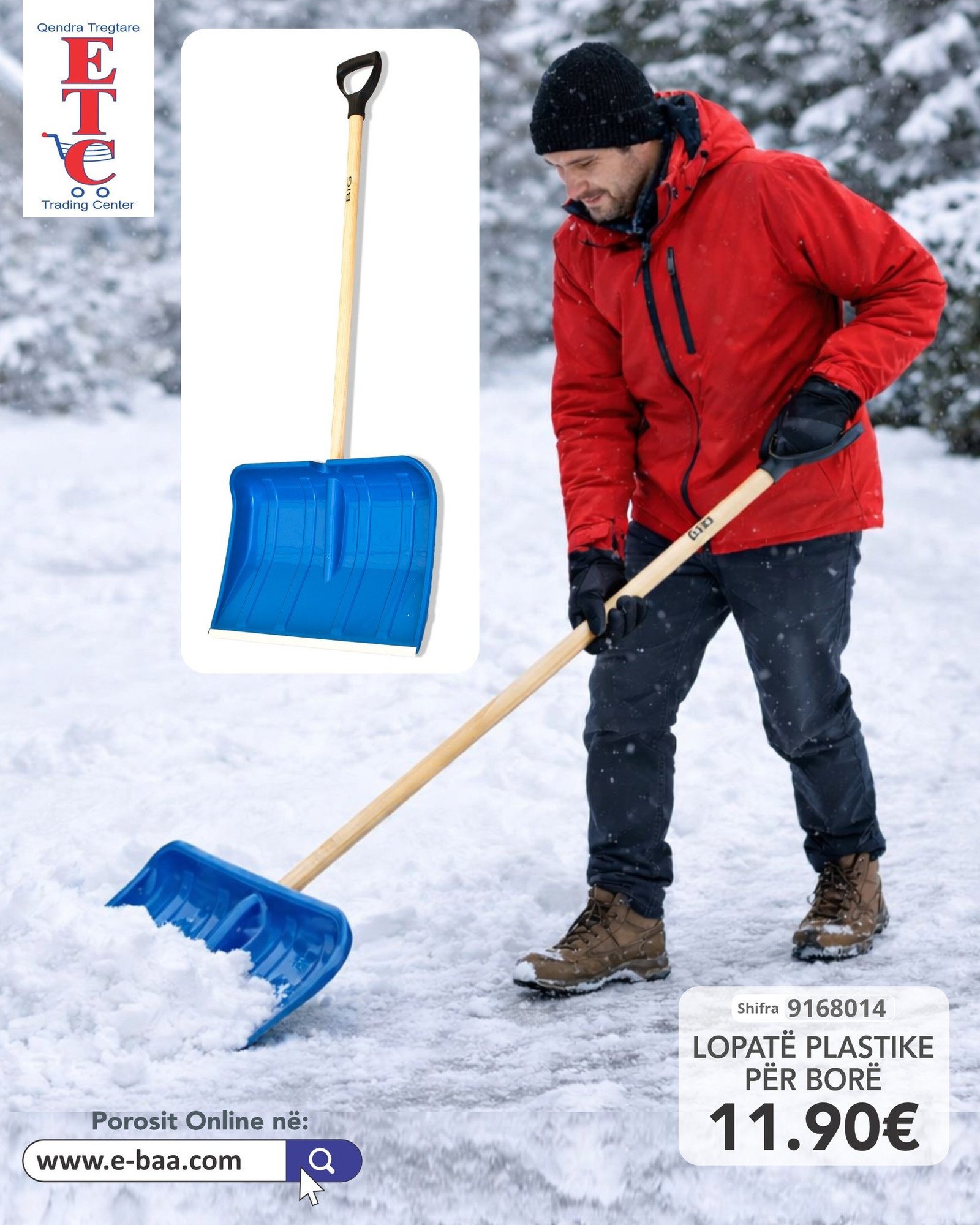 Lopatë për borë – zgjidhja e thjeshtë dhe funksionale për dimër