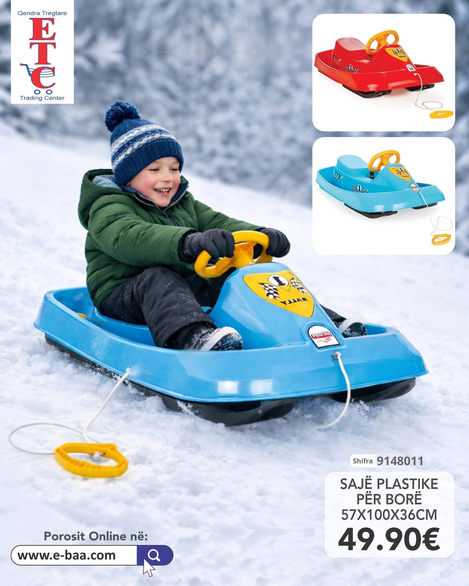 Sajë plastike për borë