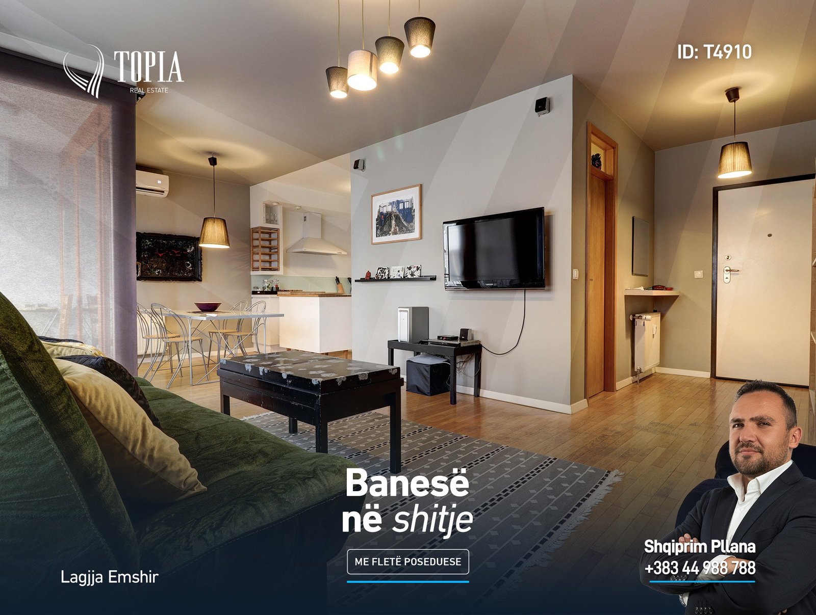 Banesë me 3 dhomë gjumi në shitje në lagjen Emshir – Kompleksi Lesna