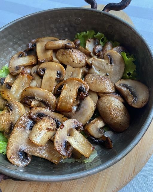 Golden fried mushrooms kind of day