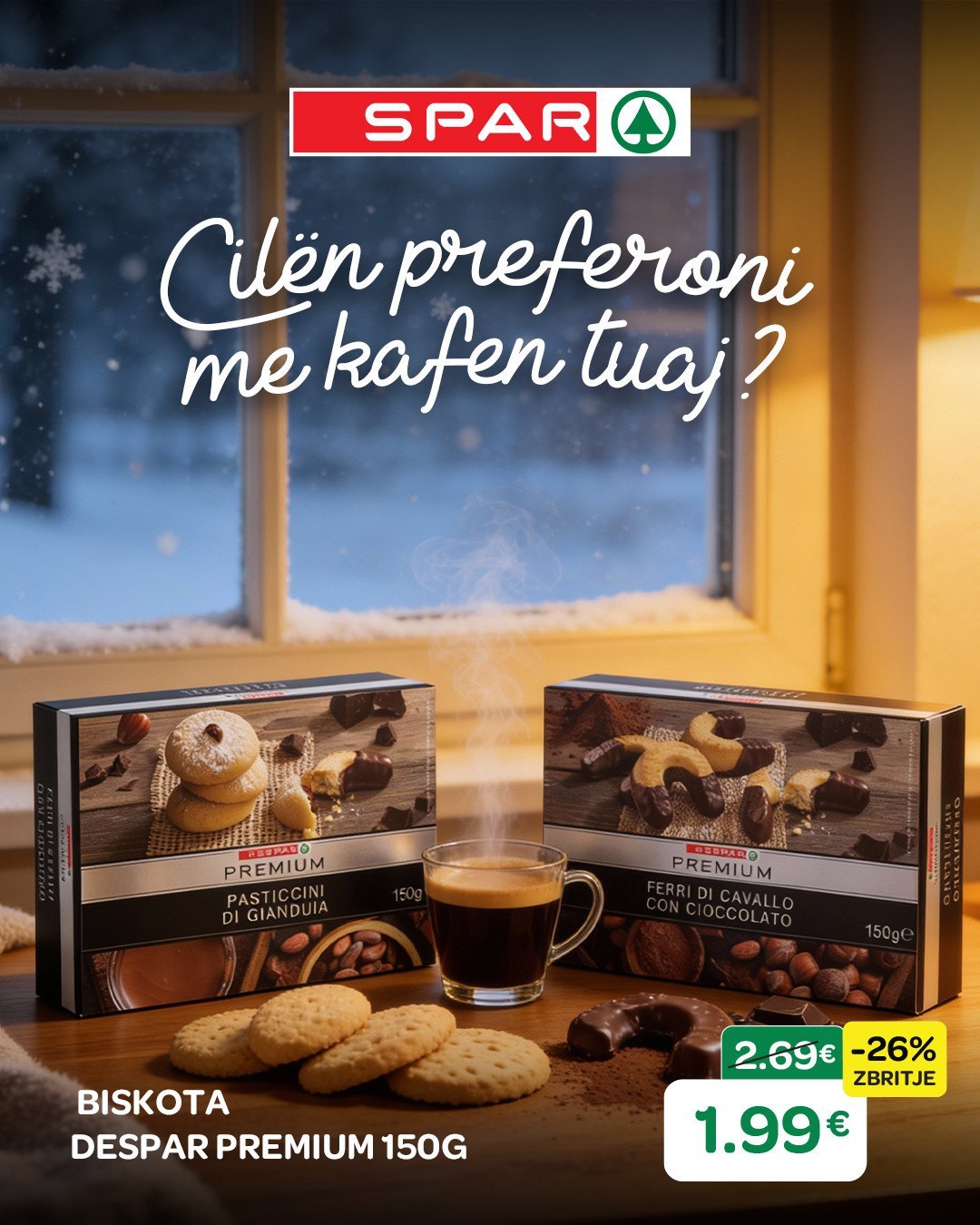 Cilën preferoni me kafen tuaj?