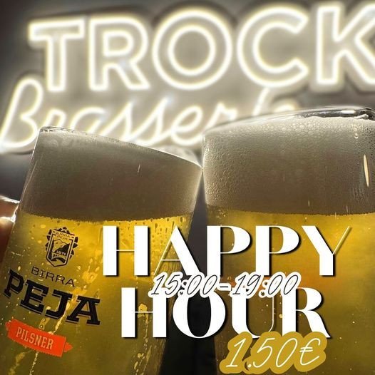 Happy Hour te Trock Brasserie!