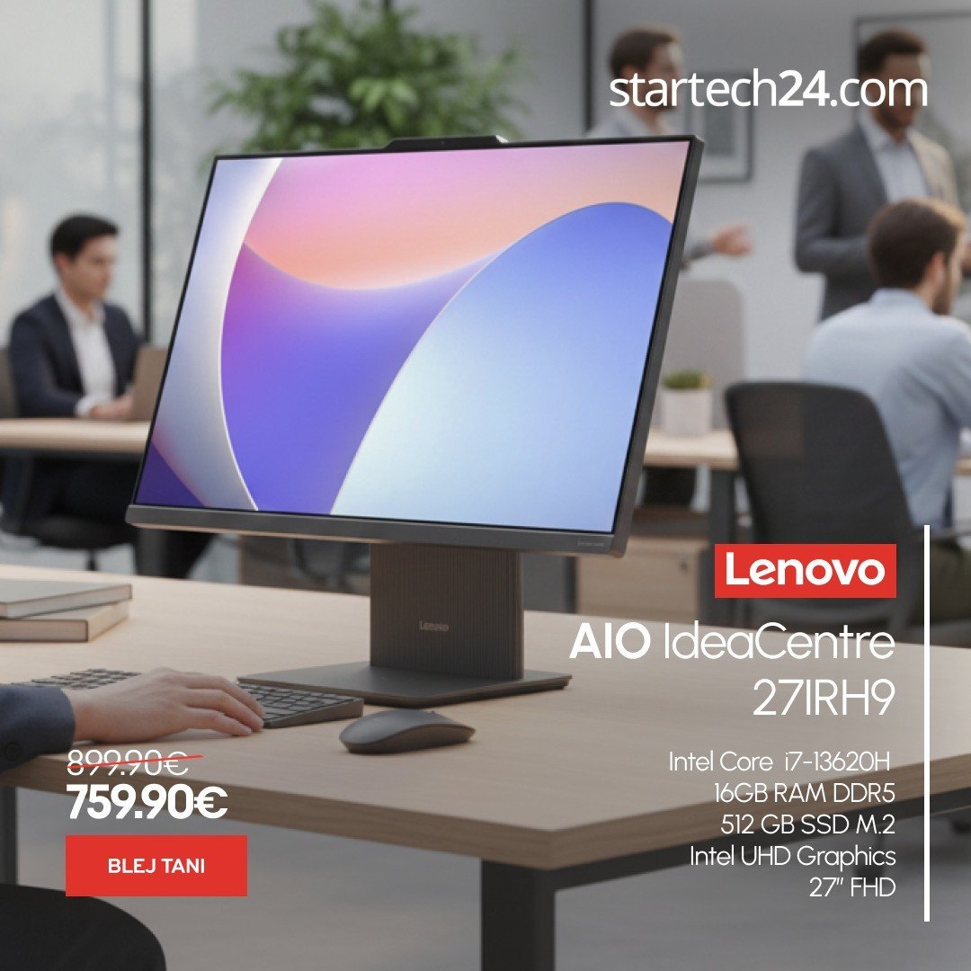 Lenovo AIO IdeaCentre 27IRH9, zgjidhje e fuqishme
