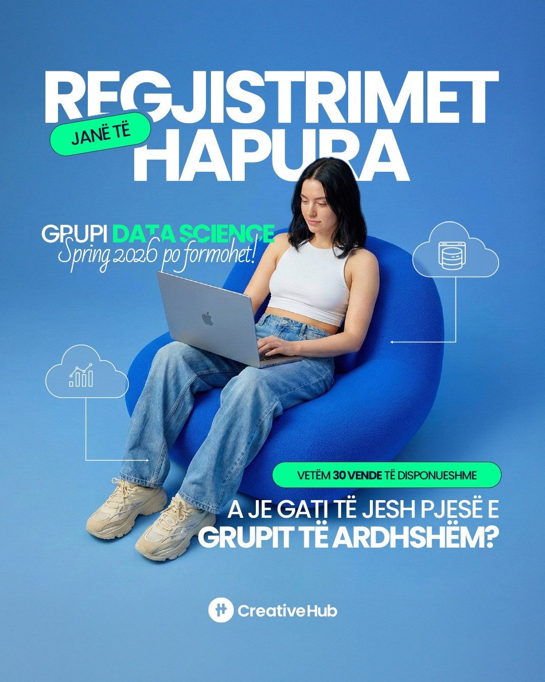 Regjistrimet për Data Science – Spring 2026 janë zyrtarisht të hapura