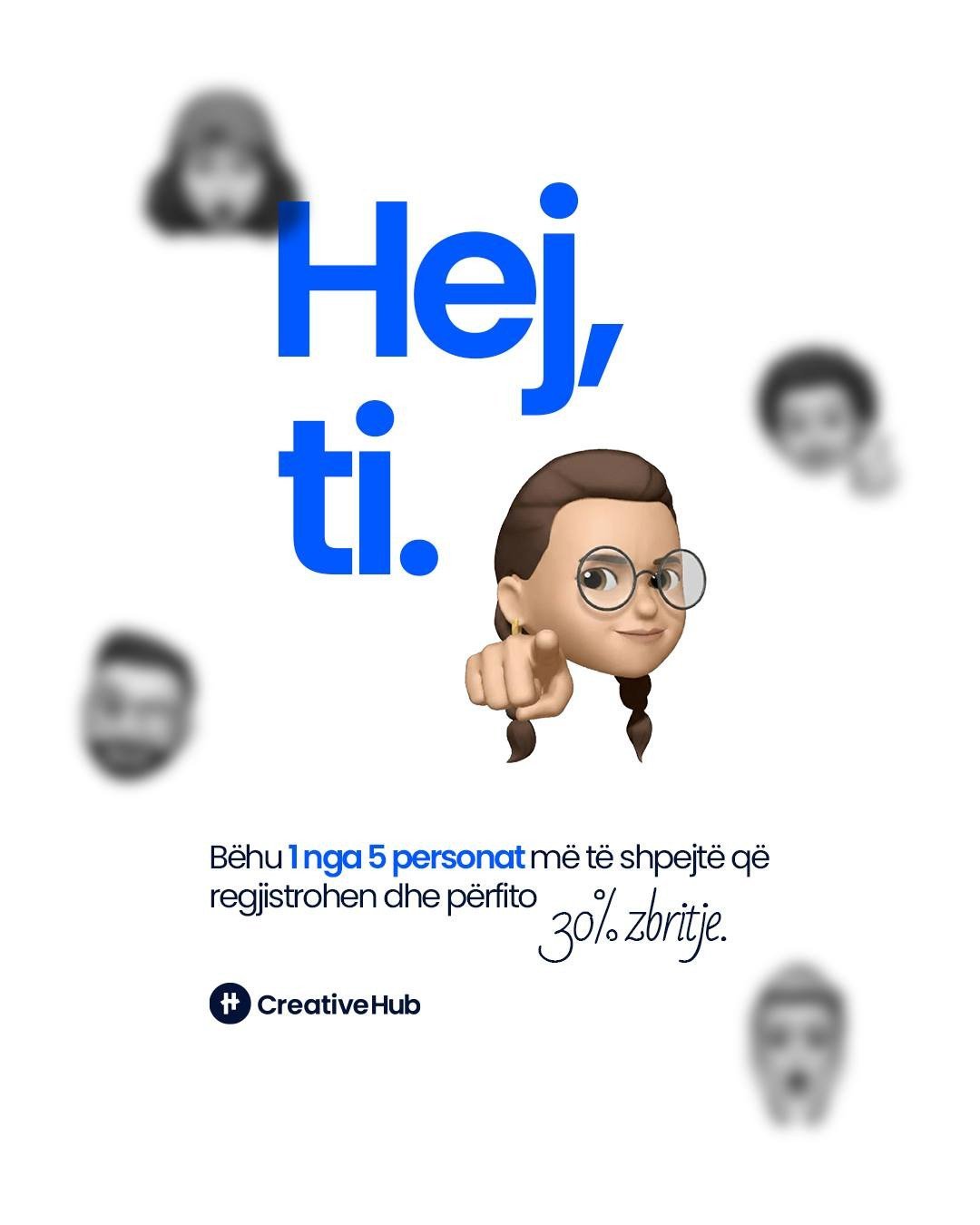 Regjistrohu tani dhe bëhu pjesë e së ardhmes tënde në Creative Hub
