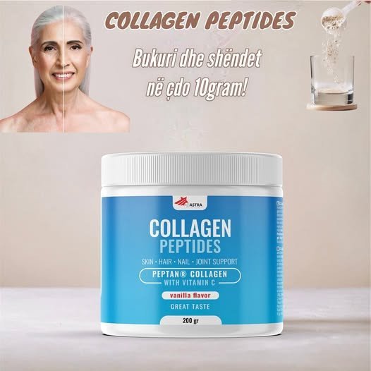 Kolagjeni është një proteinë që gjendet natyrshëm në trupin tonë dhe luan një rol të rëndësishëm në ruajtjen e shëndetit