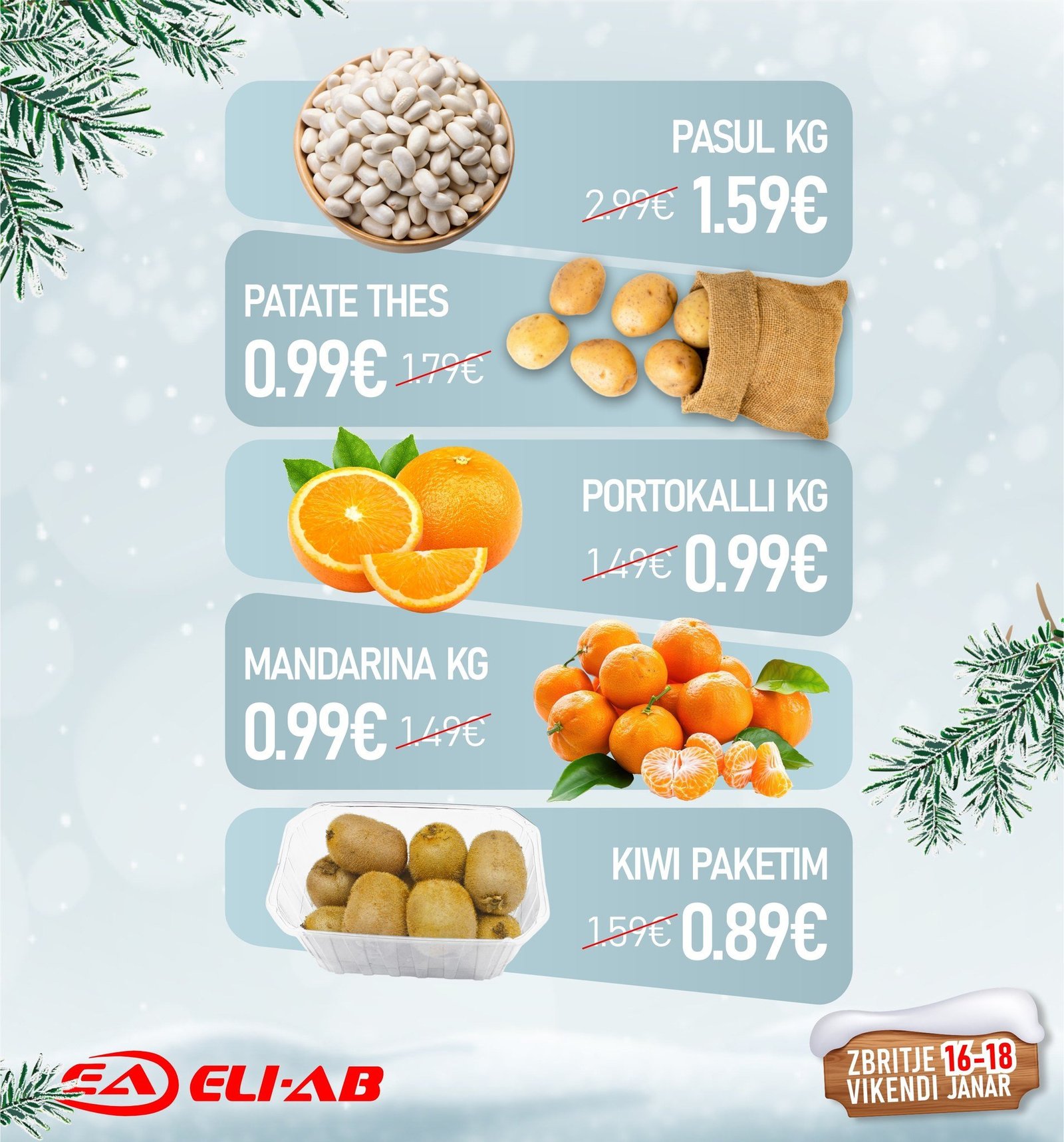 Freski e ditës në çdo shportë