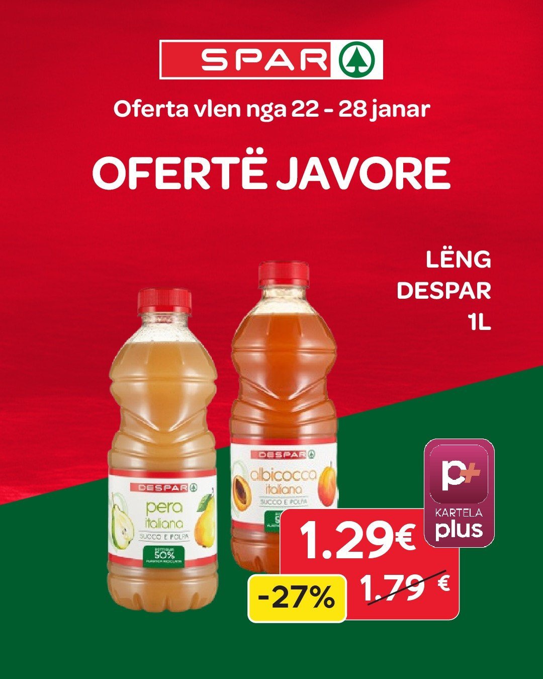 Kurse me ofertat javore në SPAR