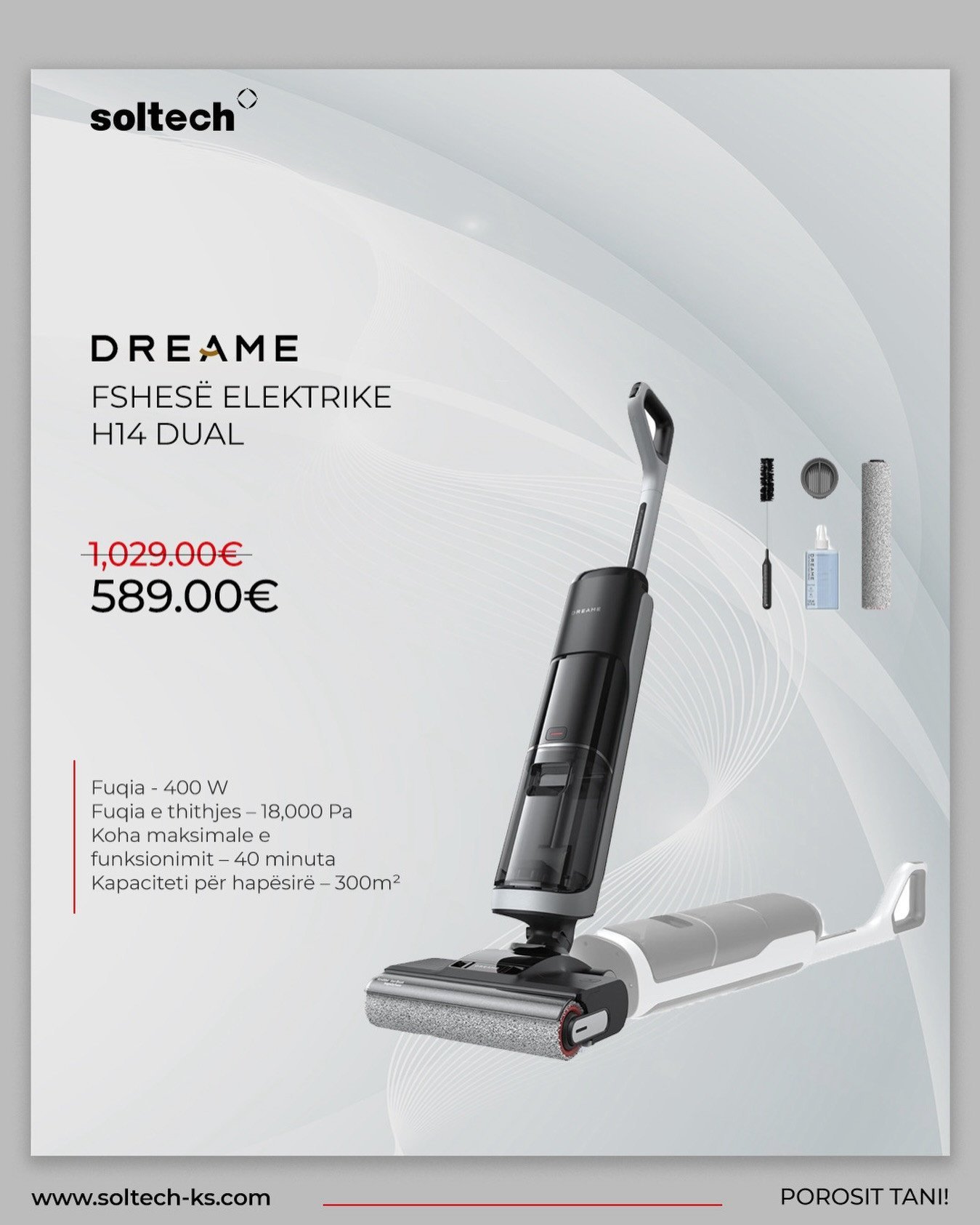 DREAME H14 DUAL – Fuqi që pastron pa kompromis