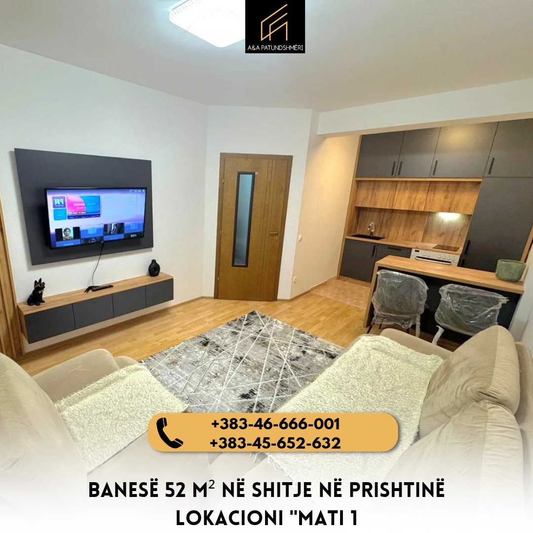 Banesë 52m² në Shitje Prishtinë/Mati 1