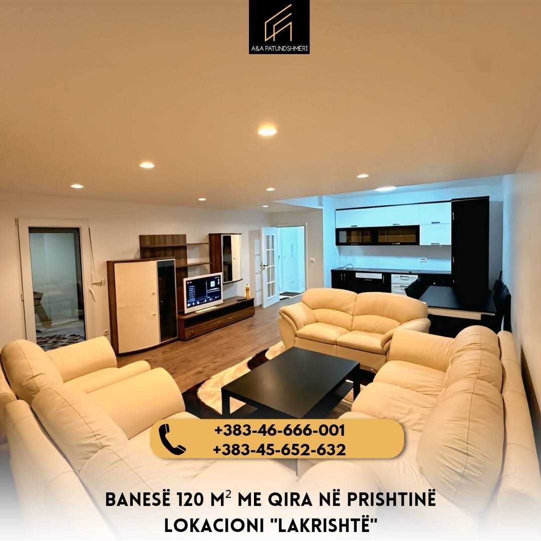 Banesë 120m² me Qira Prishtinë/Lakrishtë