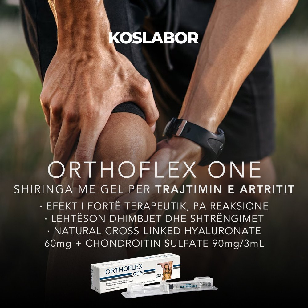 Orthoflex One - Shiringa me gel për trajtimin e artritit.