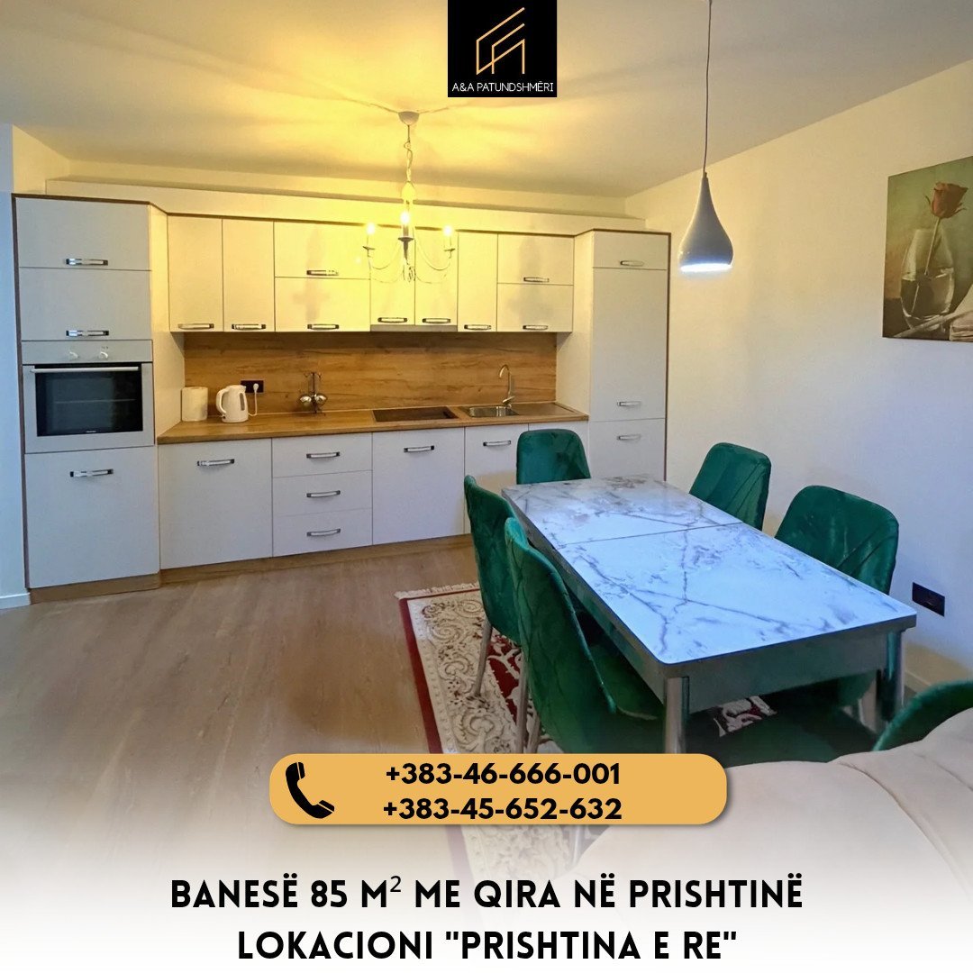 Banesë 85m² me Qira Prishtinë/Prishtina e Re