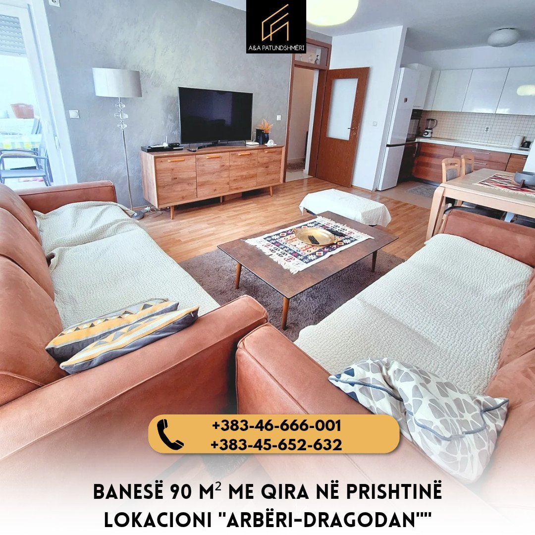 Banesë 90m² me Qira Prishtinë/Arbëri