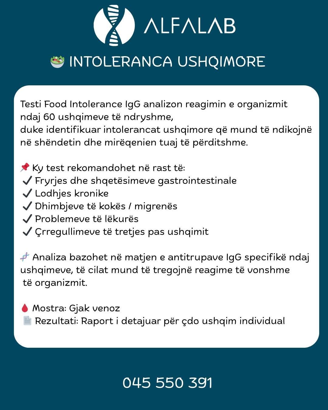 INTOLERANCA USHQIMORE – armiku i fshehur i shëndetit tënd