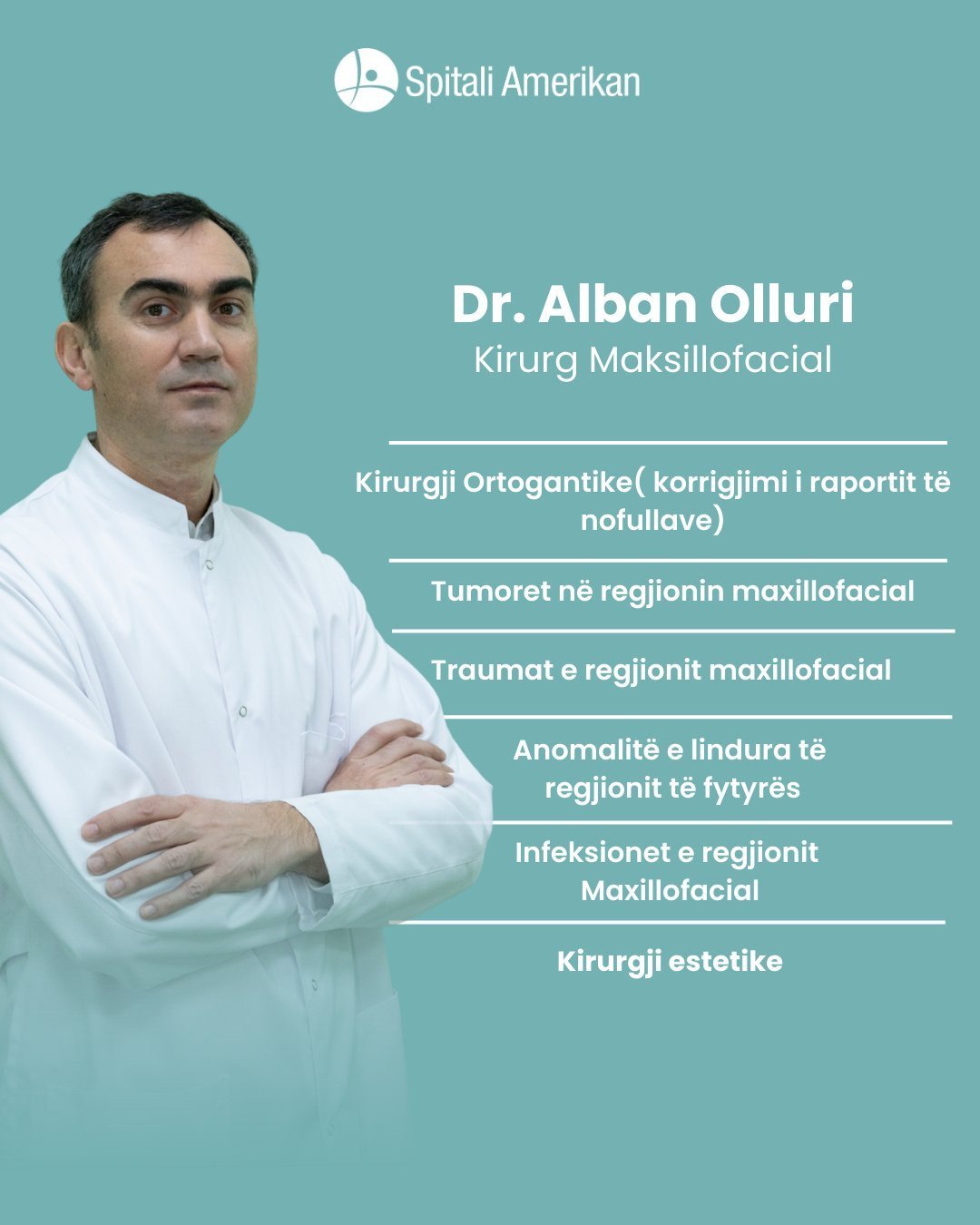 DR. ALBAN OLLURI – Kirurg Maksillofacial