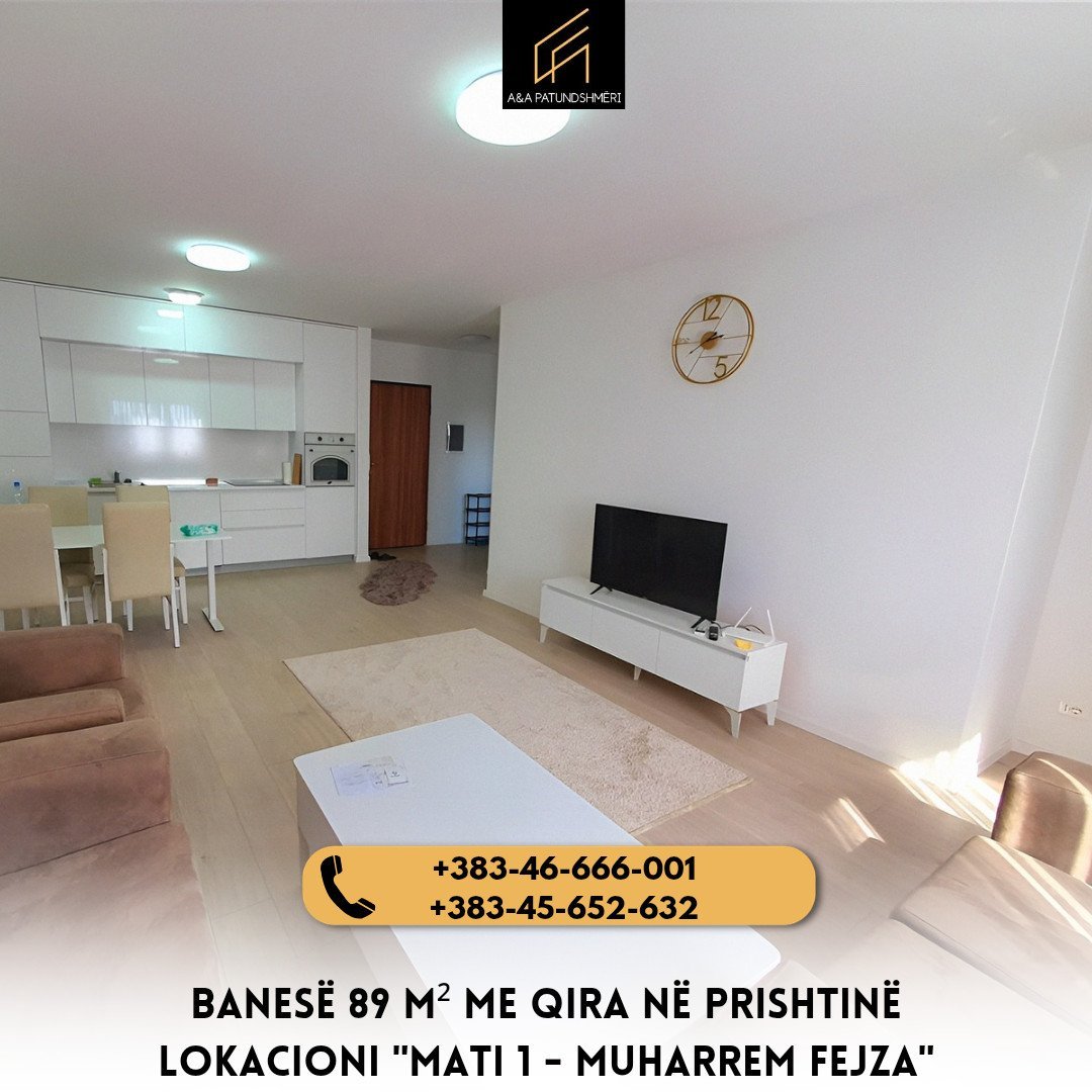 Banesë 89m² me Qira Prishtinë/Mati 1