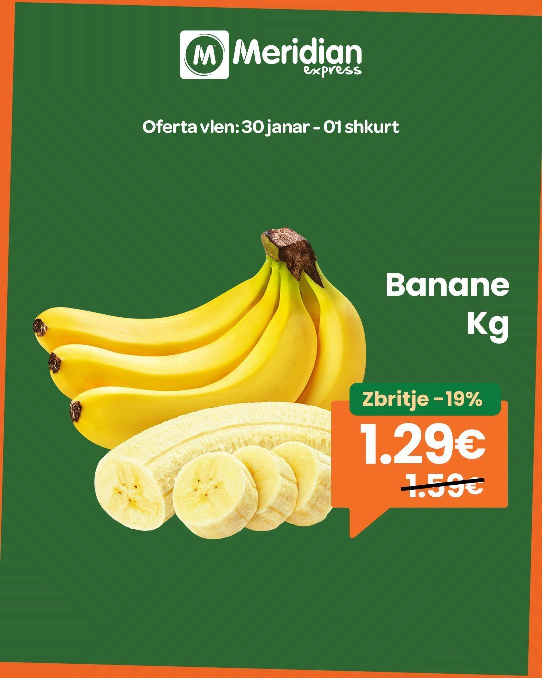 Banane të freskëta