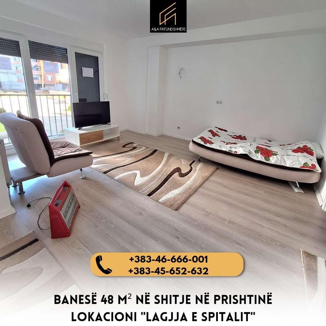 Banesë Garsoniere 48m² në Shitje Prishtinë/Lagjja e Spitalit