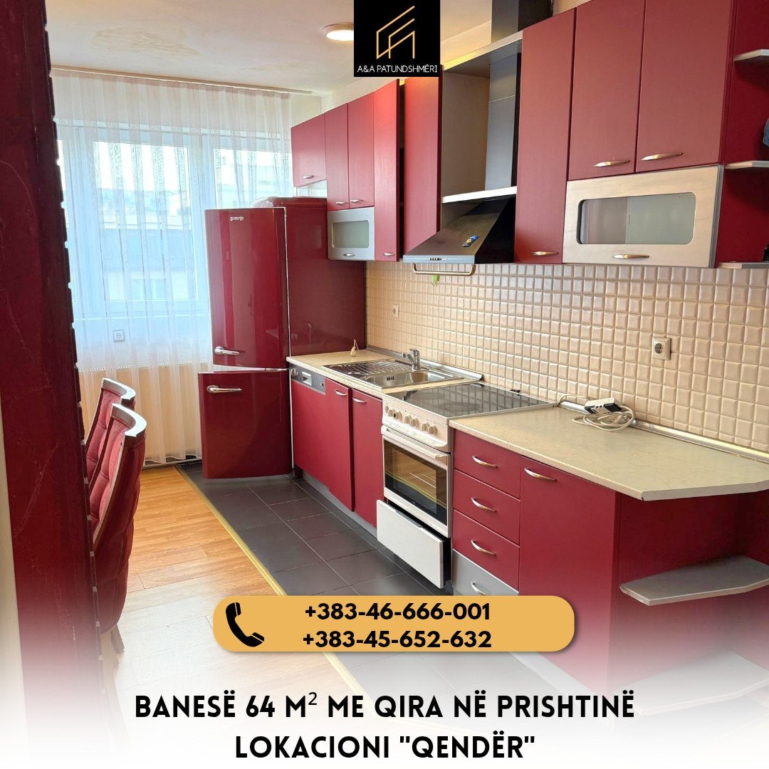 Banesë 64m² me Qira Prishtinë/Qendër