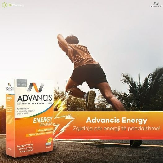 dvancis Energy Vitamins – Energjia që zgjat gjatë gjithë ditës!