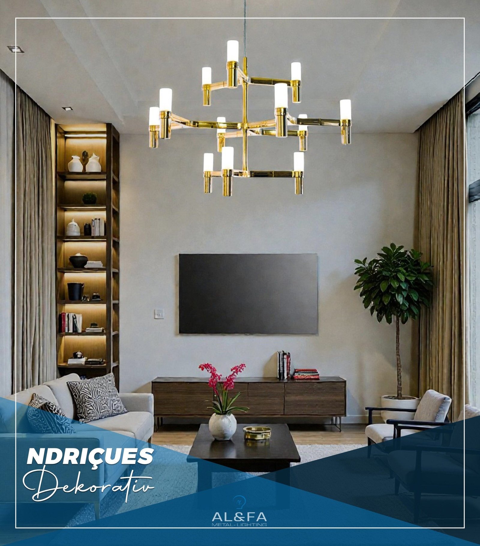 Dizajn i rafinuar, perfekt për hapësira bashkëkohore dhe interier elegant