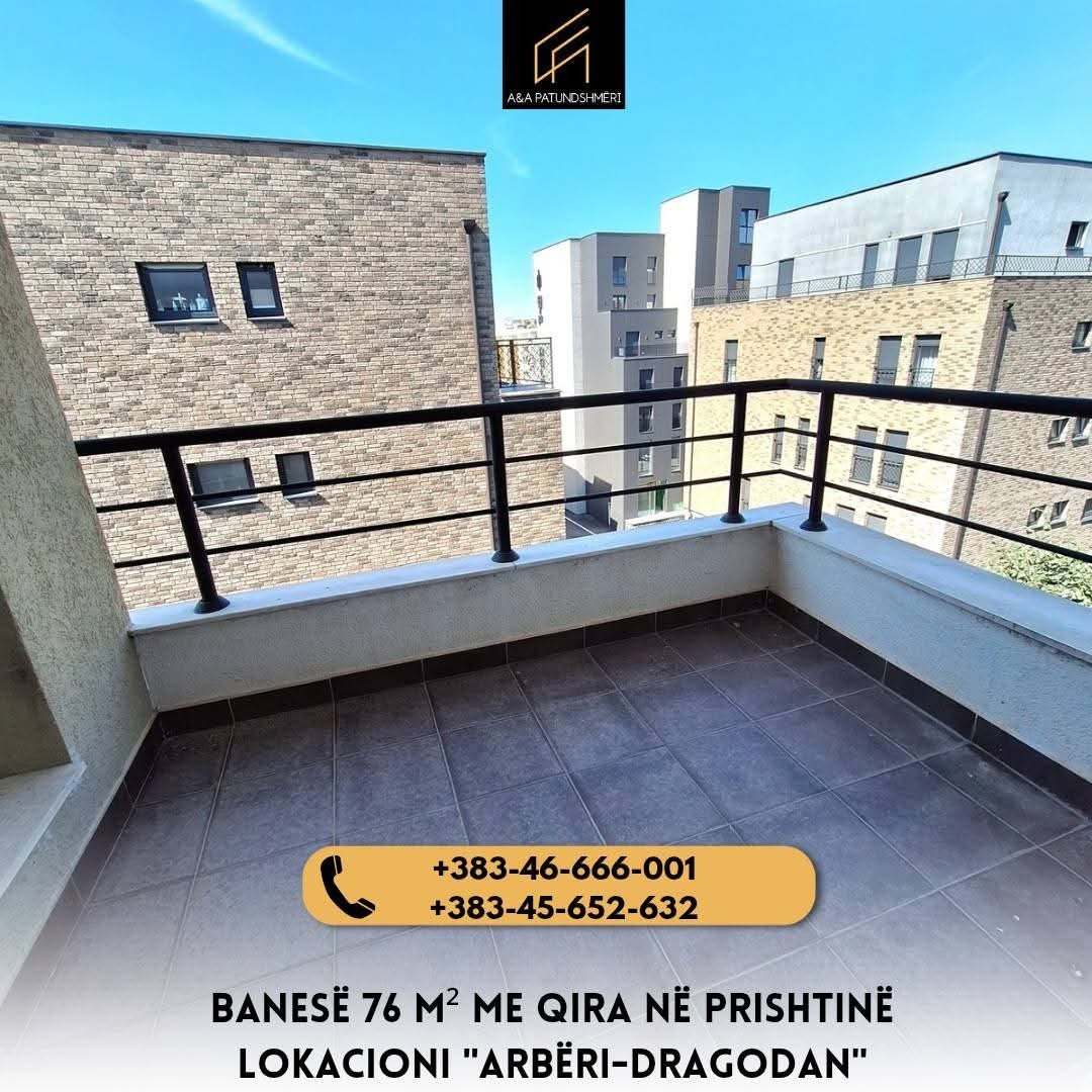 Banesë 76m² me Qira Prishtinë/Arbëri