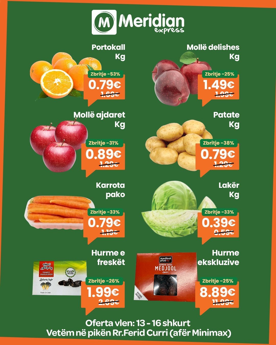 Çmime të lira çdo ditë