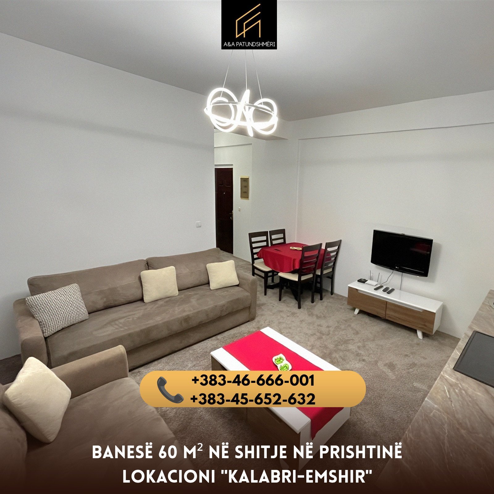 Banesë 60m² në Shitje Prishtinë/Kalabri