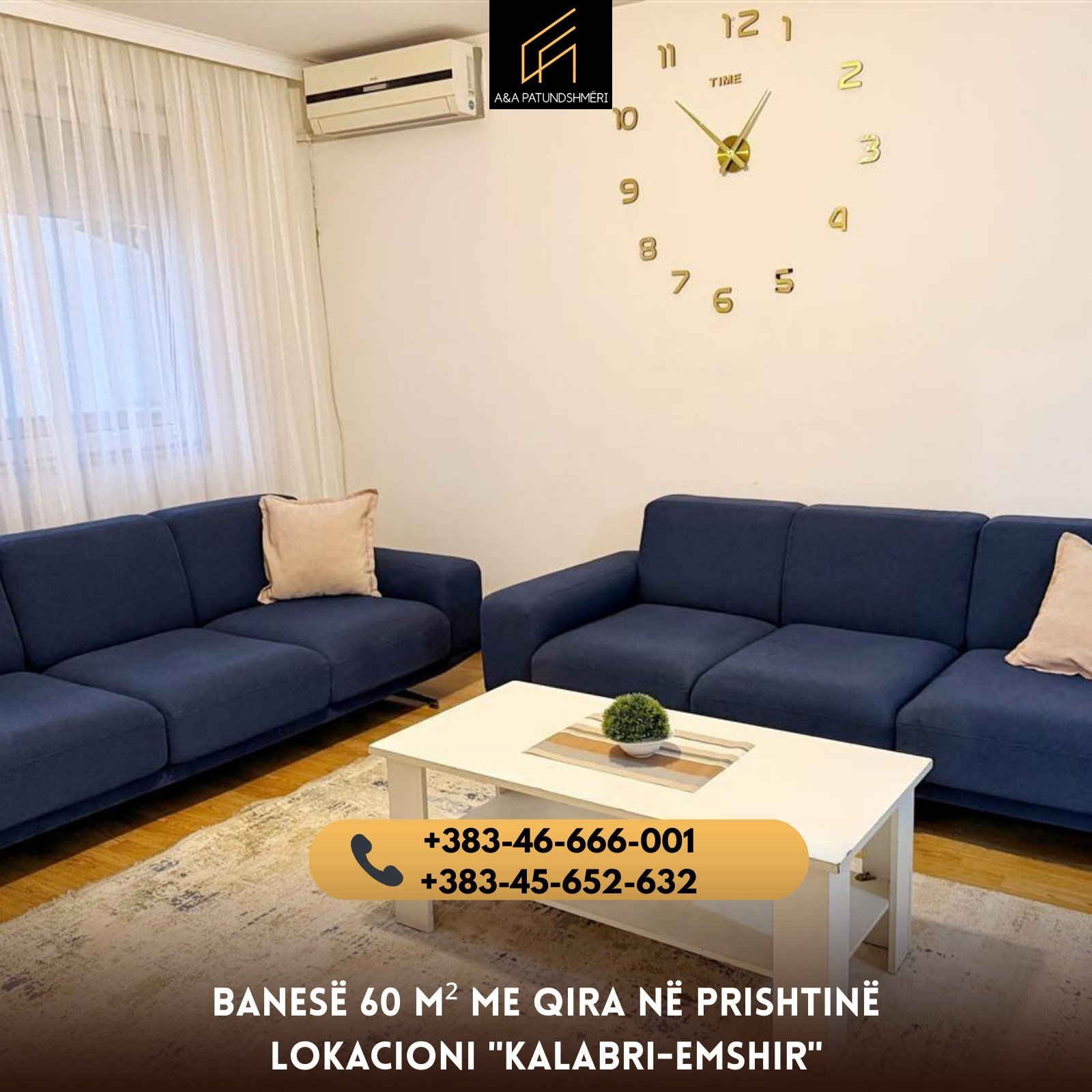 Banesë 60m² me Qira Prishtinë/Kalabri