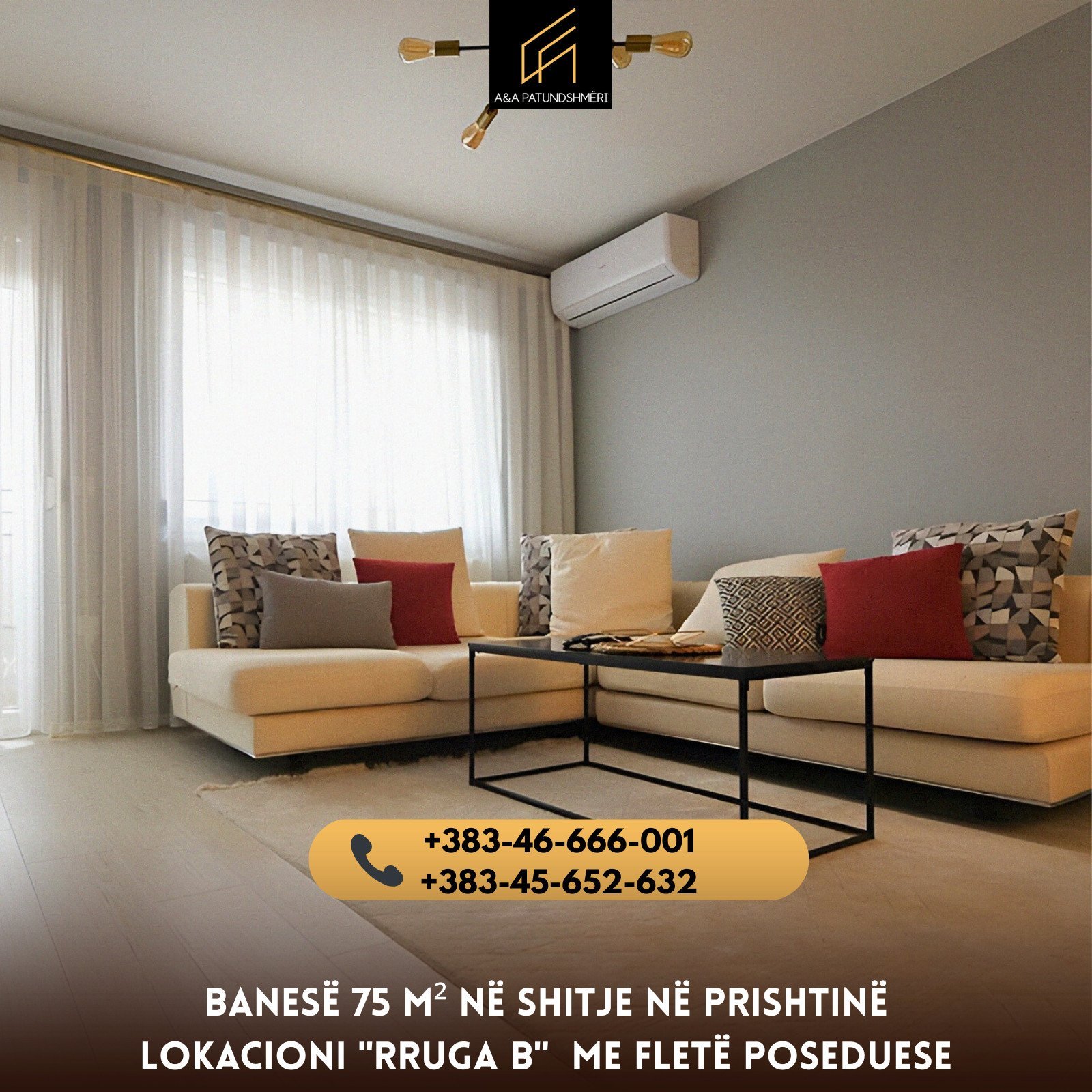 Banesë 75m² në Shitje Prishtinë / Rruga B