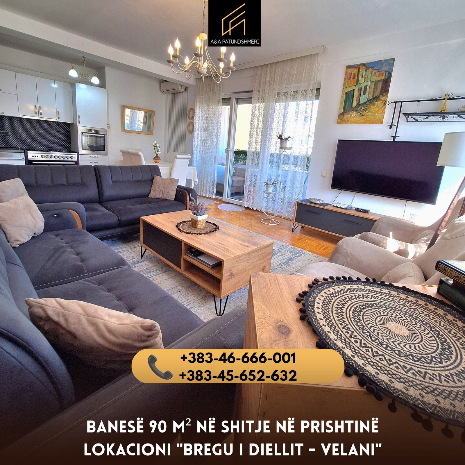 Banesë 90m² në Shitje Prishtinë / Bregu i Diellit