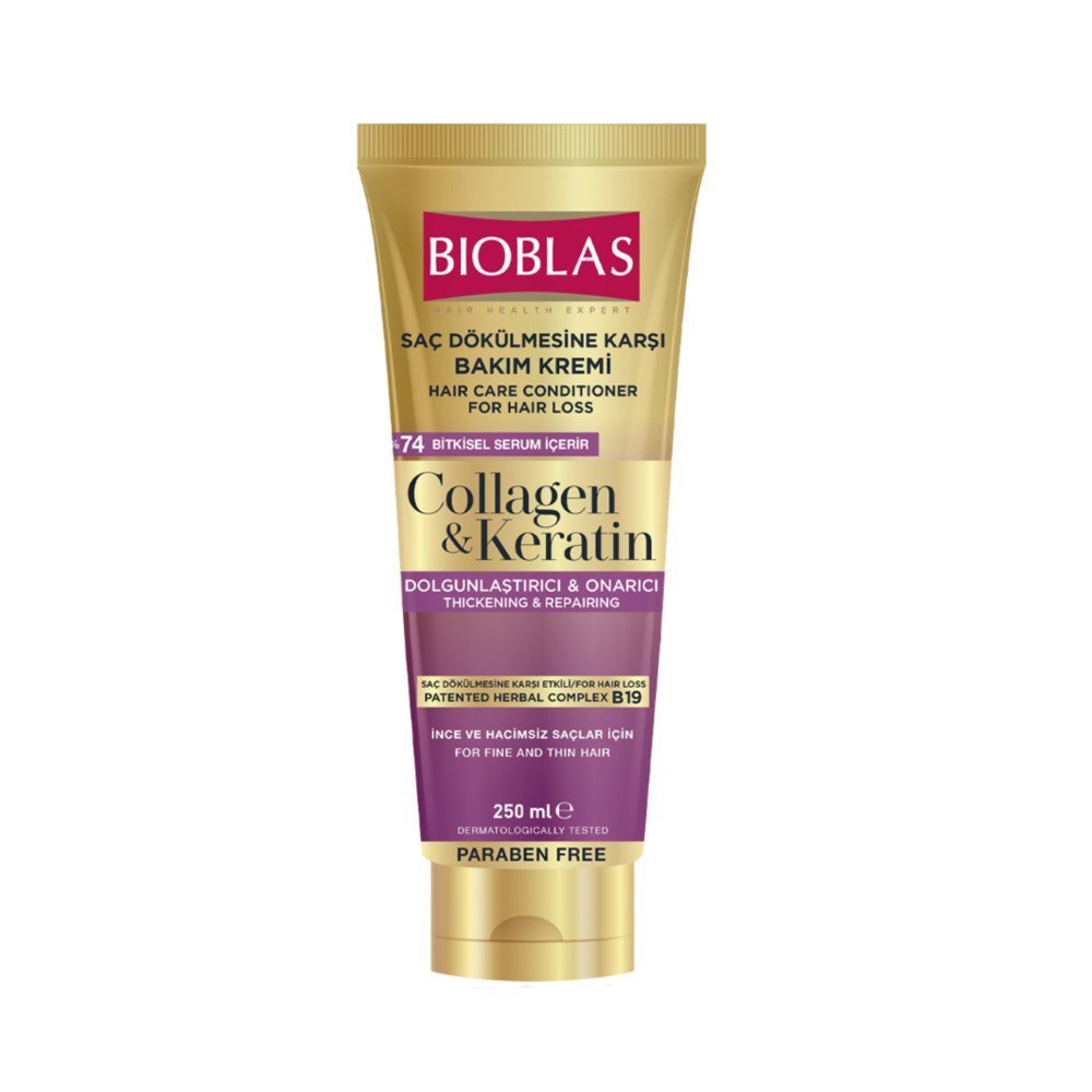 BIOBLAS COLLAGEN & KERATIN HAIR CARE KREM 250ML