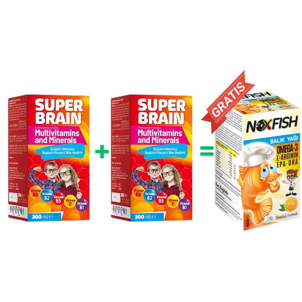 BUY 2 GET 1 FREE SUPER BRAIN SIR / NOXFISH SIR SET